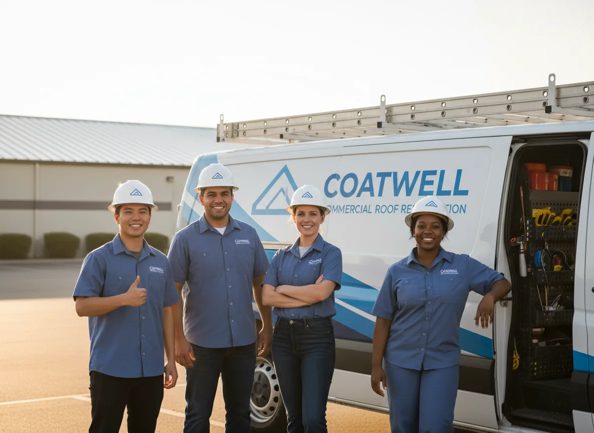 Commercial roof coating company in Murrayville, GA